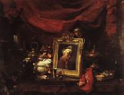 Philippe Rousseau Chardin and His Models oil painting
